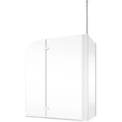 Schulte Badewannenaufsatz 2-teilig Mit Seitenwand 114,5 Cm X 140 Cm Echtglas -Badezimmergeschäft 32020 2053 4060991021541 2