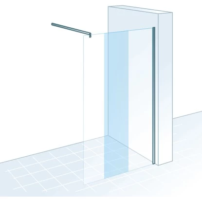 Schulte ExpressPlus Walk In MasterClass Chromoptik Hell 90x200cm 4 Schulte ExpressPlus Walk In MasterClass Chromoptik Hell 90x200cm – Bild 2