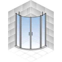 Schulte ExpressPlus Runddusche AlexaStyle2.0 4-tlg. Alu-Natur Radius 50cm 15 Schulte ExpressPlus Runddusche AlexaStyle2.0 4-tlg. Alu-Natur Radius 50cm -Badezimmergeschäft 32020 2053 4060991037610 5