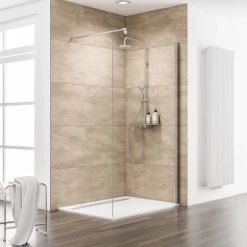 Schulte ExpressPlus Walk In M8 MasterClass Chromoptik Klar Hell 200x90cm