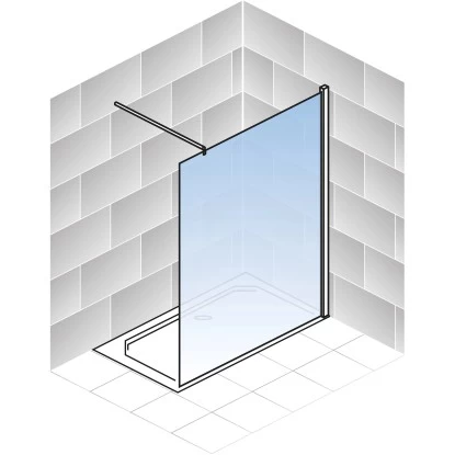 Schulte ExpressPlus Walk In M8 MasterClass Chromoptik Klar Hell 200x90cm 4 Schulte ExpressPlus Walk In M8 MasterClass Chromoptik Klar Hell 200x90cm – Bild 2