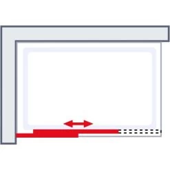 Schulte MasterClass Walk In 5 Chromoptik Echtglas Klar Hell Anschlag Rechts -Badezimmergeschäft 32020 2053 4060991045387 6