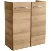 Fackelmann Mini-Waschbeckenunterschrank 52 Cm Milano Ast-Eiche -Badezimmergeschäft 3254 84392 MiniWTUMilano 1