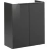 Fackelmann Mini-Waschtischunterschrank 55 Luna 52 Cm Anthrazit Hochglanz 1 Fackelmann Mini-Waschtischunterschrank 55 Luna 52 Cm Anthrazit Hochglanz -Badezimmergeschäft 3254 87206 luna miniwtu55