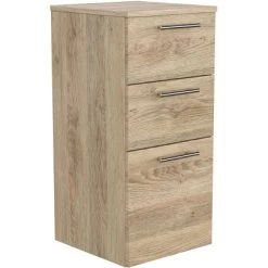 Posseik Midischrank 35,2 Cm Eiche Hell Seidenglanz