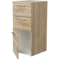 Posseik Midischrank 35,2 Cm Eiche Hell Seidenglanz 8 Posseik Midischrank 35,2 Cm Eiche Hell Seidenglanz -Badezimmergeschäft 35 4873 PMS075CM000214DE 3