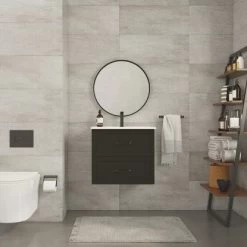 Randal Spiegel Rund Ø 60 Cm Schwarz -Badezimmergeschäft 36537934914 11023100 AB 02