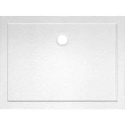 Baliv Duschwanne DW-120.80E Acryl In Steinoptik 120 Cm X 90 Cm Weiß 5 Baliv Duschwanne DW-120.80E Acryl In Steinoptik 120 Cm X 90 Cm Weiß – Bild 3