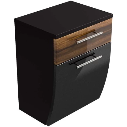 Posseik Unterschrank 40 Cm Salona Anthrazit-Walnuss 5 Posseik Unterschrank 40 Cm Salona Anthrazit-Walnuss – Bild 3