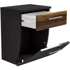 Posseik Unterschrank 40 Cm Salona Anthrazit-Walnuss 12 Posseik Unterschrank 40 Cm Salona Anthrazit-Walnuss -Badezimmergeschäft 3722535 4873 5