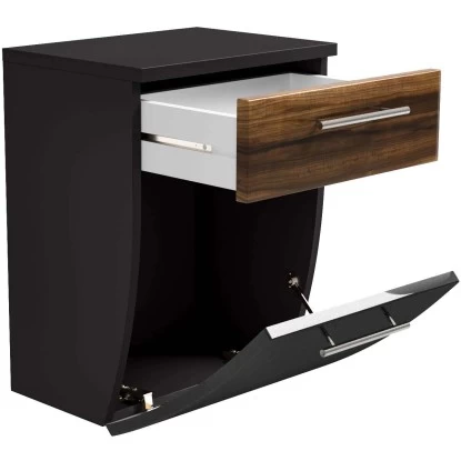 Posseik Unterschrank 40 Cm Salona Anthrazit-Walnuss 7 Posseik Unterschrank 40 Cm Salona Anthrazit-Walnuss – Bild 5