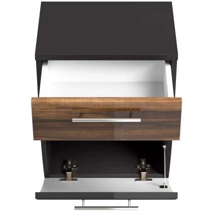 Posseik Unterschrank 40 Cm Salona Anthrazit-Walnuss 8 Posseik Unterschrank 40 Cm Salona Anthrazit-Walnuss – Bild 6