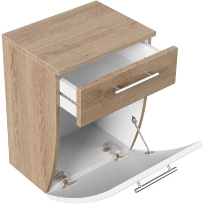 Posseik Unterschrank 40 Cm Salona Eiche Hell-Weiß 4 Posseik Unterschrank 40 Cm Salona Eiche Hell-Weiß – Bild 2