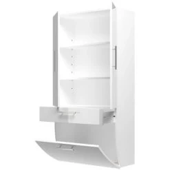Posseik Hochschrank 70 Cm Salona Weiß -Badezimmergeschäft 3723541 4873 5