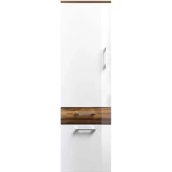 Posseik Hochschrank 40 Cm Rima Walnuss-Weiß