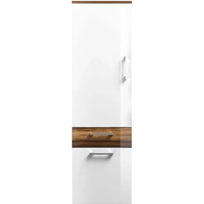 Posseik Hochschrank 40 Cm Rima Walnuss-Weiß 3 Posseik Hochschrank 40 Cm Rima Walnuss-Weiß