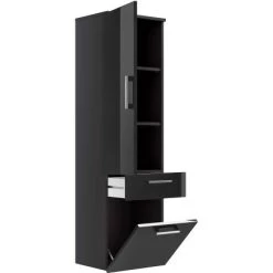 Posseik Hochschrank 40 Cm Rima Anthrazit -Badezimmergeschäft 3725579 4873 3