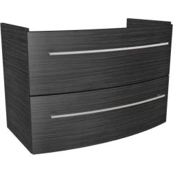 Fackelmann Waschbeckenunterschrank 85,5 Cm Lino Dark Oak