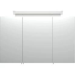 Posseik Spiegelschrank 100 Cm Weiß Hochglanz -Badezimmergeschäft 3 200 PSPS100CM1000101DE 2