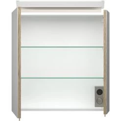 Posseik Spiegelschrank 60 Cm Eiche Hell -Badezimmergeschäft 3 4873 PSPS60CM1000214DE 3