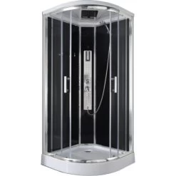 Sanotechnik Komplettduschkabine Trend 1 Chrom-Optik 210 Cm X 90 Cm -Badezimmergeschäft 3 komplettdusche trend 1 2