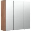 Posseik Spiegelschrank Multi-Use 70 Cm X 62 Cm Walnuss -Badezimmergeschäft 4004428207924 4873 1