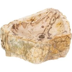 Baliv Aufsatzwaschbecken Versteinertes Holz Ø Ca. 40 Cm