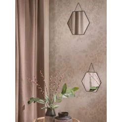 Wandspiegel-Set Minimalist Zen Metall Schwarz 3-tgl. -Badezimmergeschäft 4007871407453 AB02 060121