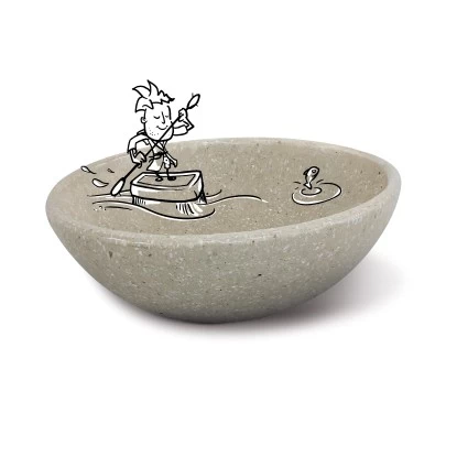 Baliv Aufsatzwaschbecken WBA-7295 Ø 40 Cm 5 Baliv Aufsatzwaschbecken WBA-7295 Ø 40 Cm – Bild 3