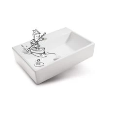 Baliv Aufsatzwaschbecken WBA-7020 Eckig 52 Mm X 36 Cm -Badezimmergeschäft 4007874000798 S03 110219