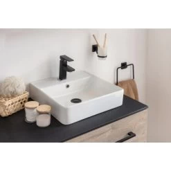 Fackelmann Aufsatzwaschbecken Vaida Keramik 40,5 Cm Weiß 9 Fackelmann Aufsatzwaschbecken Vaida Keramik 40,5 Cm Weiß -Badezimmergeschäft 4008033796996 3254 02