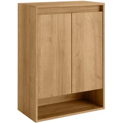 Fackelmann Doppel-Midischrank Natura 60,2 Cm Eiche 3 Fackelmann Doppel-Midischrank Natura 60,2 Cm Eiche