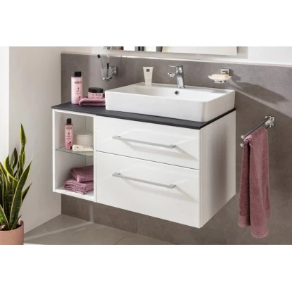 Fackelmann Waschtisch-Unterschrank Oxford 60 Cm Weiß 4 Fackelmann Waschtisch-Unterschrank Oxford 60 Cm Weiß – Bild 2