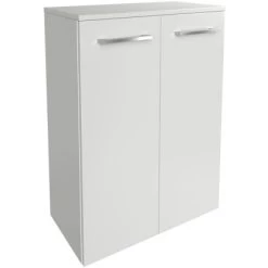 Fackelmann Doppel-Midischrank B.Style 60,2 Cm Weiß/Weiß