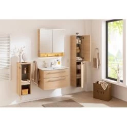 Fackelmann Midischrank Links B.Style 30,2 Cm Sandeiche/Sandeiche 8 Fackelmann Midischrank Links B.Style 30,2 Cm Sandeiche/Sandeiche -Badezimmergeschäft 4008033844314 3254 03