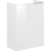 Fackelmann Waschbeckenunterschrank SBC 45 Cm Weiß/l. Glas Weiß Links 2 Fackelmann Waschbeckenunterschrank SBC 45 Cm Weiß/l. Glas Weiß Links -Badezimmergeschäft 4008033860130 3254 01