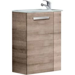 Fackelmann Waschbeckenunterschrank SBC 45 Cm Graueiche Links -Badezimmergeschäft 4008033860185 3254 04