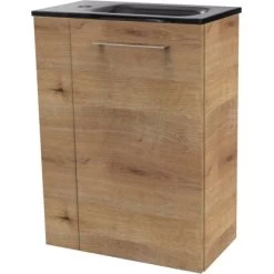 Fackelmann Waschbeckenunterschrank SBC 45 Cm Asteiche Rechts 10 Fackelmann Waschbeckenunterschrank SBC 45 Cm Asteiche Rechts -Badezimmergeschäft 4008033860635 3254 04