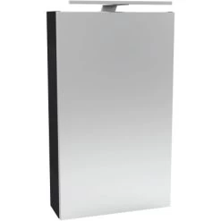 Fackelmann Spiegelschrank SBC 40 Cm Anthrazit Links