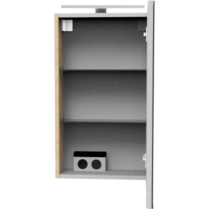 Fackelmann Spiegelschrank SBC 40 Cm Sandeiche Rechts 4 Fackelmann Spiegelschrank SBC 40 Cm Sandeiche Rechts – Bild 2