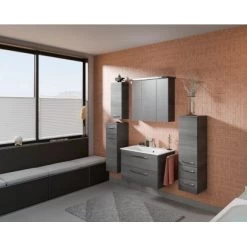 Pelipal Hängeschrank 30 Cm Trentino Graphit Struktur -Badezimmergeschäft 4017026086440 2467 03