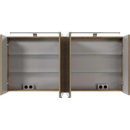 Pelipal Spiegelschrank Quantum 05 Riviera Eiche Quer NB 150 Cm 5 Pelipal Spiegelschrank Quantum 05 Riviera Eiche Quer NB 150 Cm – Bild 3