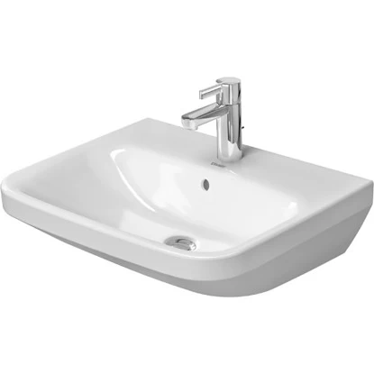 Duravit Waschbecken DuraStyle 55 Cm Weiß Mit Überlauf 1 Hahnloch 3 Duravit Waschbecken DuraStyle 55 Cm Weiß Mit Überlauf 1 Hahnloch