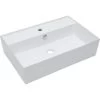 Aufsatzwaschbecken Keramik 15,5 Cm X 59,5 Cm X 40 Cm 2 Aufsatzwaschbecken Keramik 15,5 Cm X 59,5 Cm X 40 Cm -Badezimmergeschäft 4048123247229 S01 040918