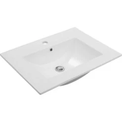 Baliv Waschbecken WB-7380 Weiß Eckig 46 Cm X 60 Cm