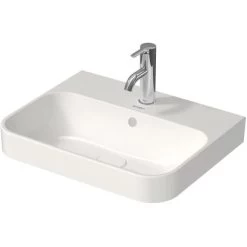 Duravit Aufsatzbecken Happy D.2 Plus Weiß Hochglanz 17 Cm X 50 Cm X 40 Cm