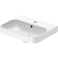 Duravit Aufsatzbecken Happy D.2 Plus Weiß Hochglanz 17 Cm X 50 Cm X 40 Cm -Badezimmergeschäft 4053424896830 2438 S 05