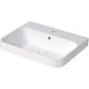 Duravit Aufsatzbecken Happy D.2 Plus Weiß Hochglanz 19,5 Cm X 60 Cm X 46 Cm