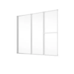 Schulte Komfort Badewannenfaltwand 3-tlg. 151,8 X 140 Cm Weiß -Badezimmergeschäft 4060991004629 2