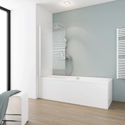 Schulte Wannenaufsatz Schwenkbar Echtglas Weiß Dekor-Querstreifen 140 Cm X 80 Cm 3 Schulte Wannenaufsatz Schwenkbar Echtglas Weiß Dekor-Querstreifen 140 Cm X 80 Cm